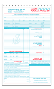 DF5595 Marine Purchase Agreement - Carbonless